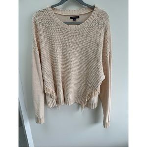 American Eagle AE Pink Fringe Sweater Size XXL